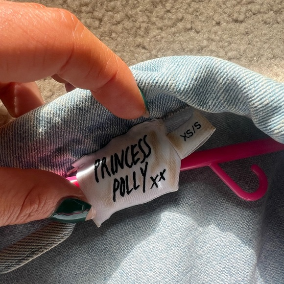 Princess Polly Denium/flannel jacket - Picture 3 of 3